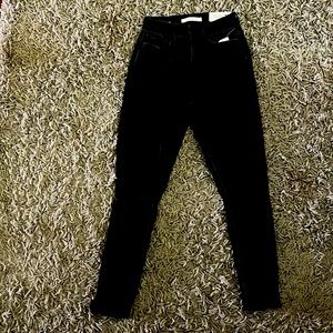 NWT Pacsun black distressed high rise jeggings size 22
